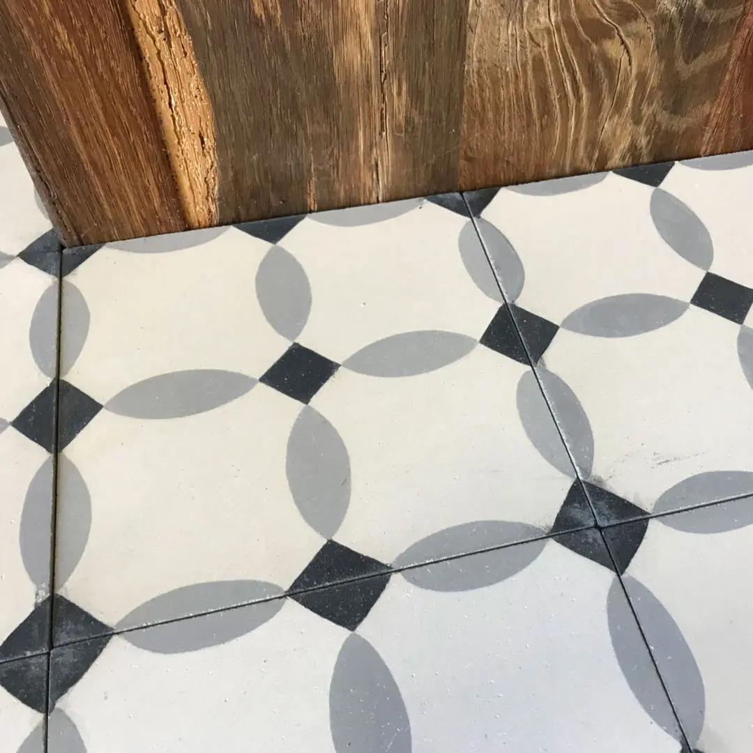 Carreaux de ciment - motif losange