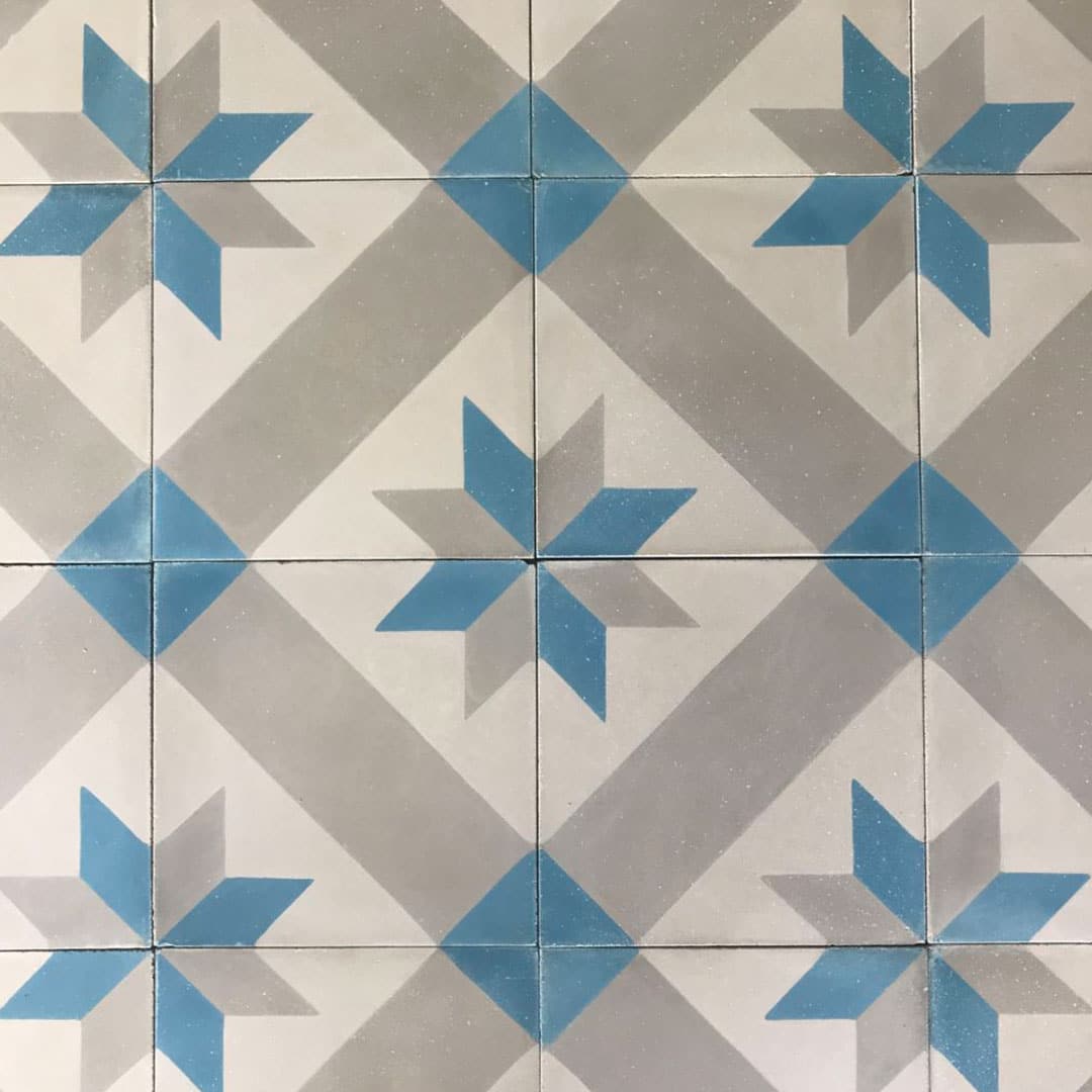 carreaux de ciment etoile