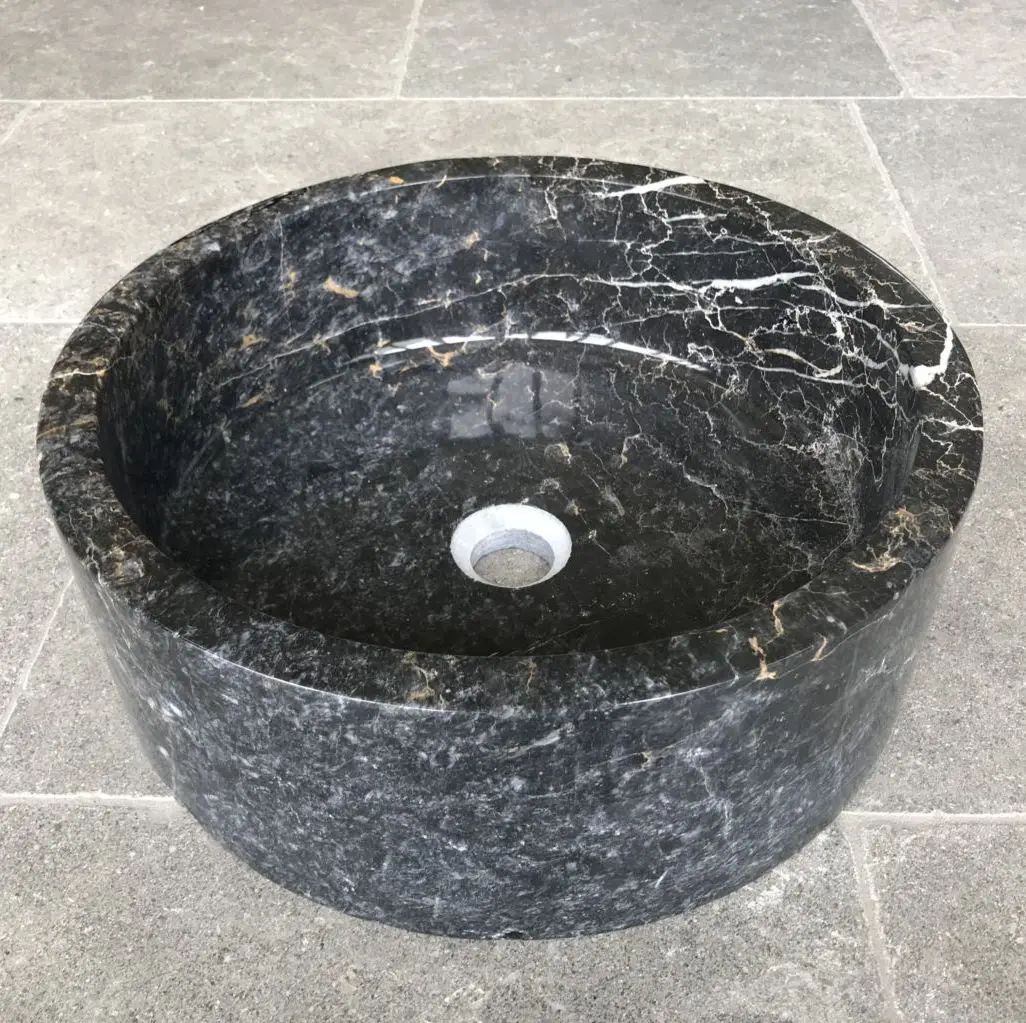 Vasque Marbre noir - cylindrique