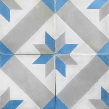 carreau ciment motif etoile