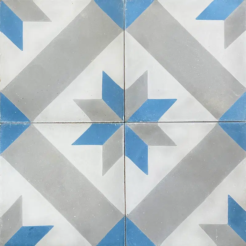 carreau ciment motif etoile