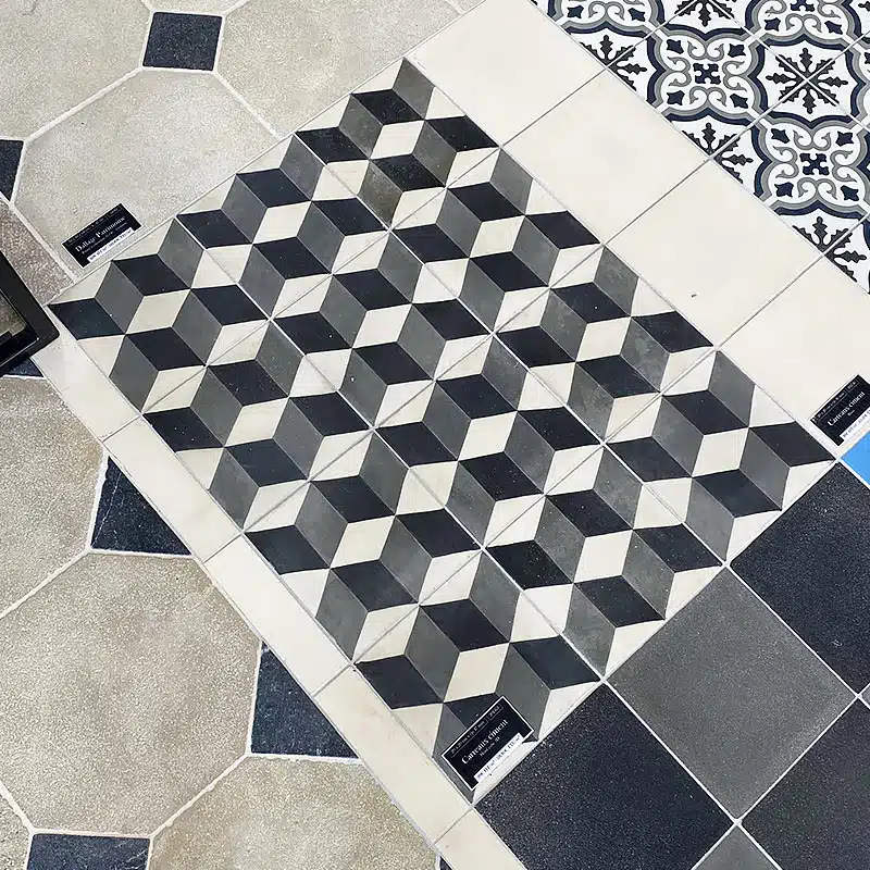 Carreaux de ciment - motif 3D