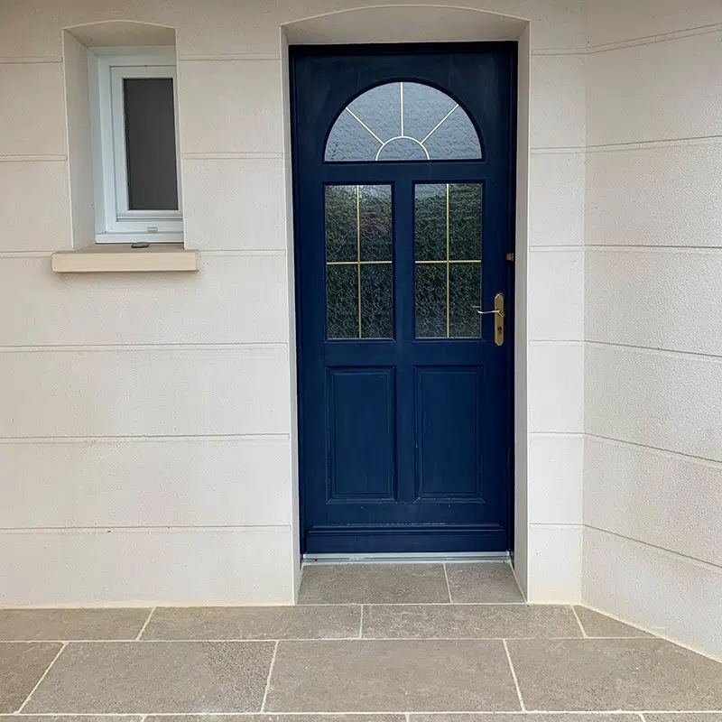 entrée avec du dallage argos beige