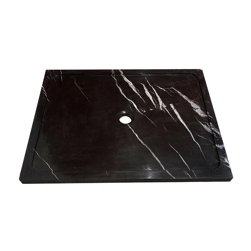 receveur en marbre noir