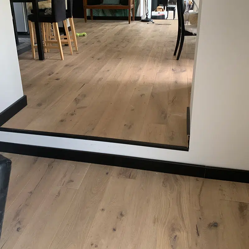réalisation d'une pièce avec le parquet andes