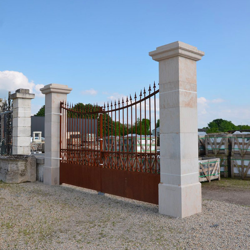 Paire de pilier Patrimoine - rustique