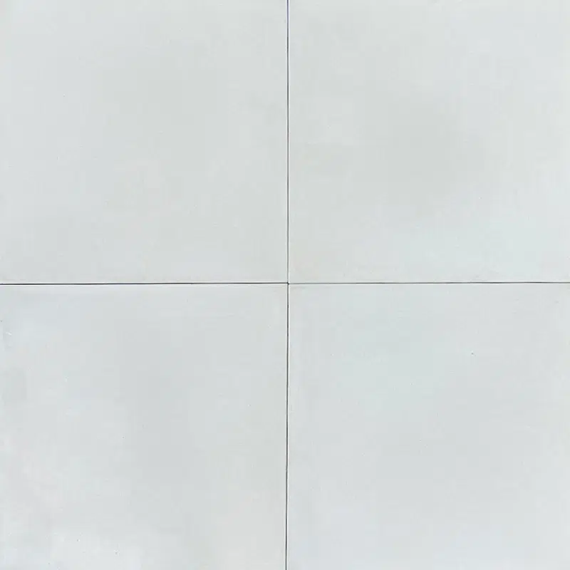 carreau de ciment blanc uni