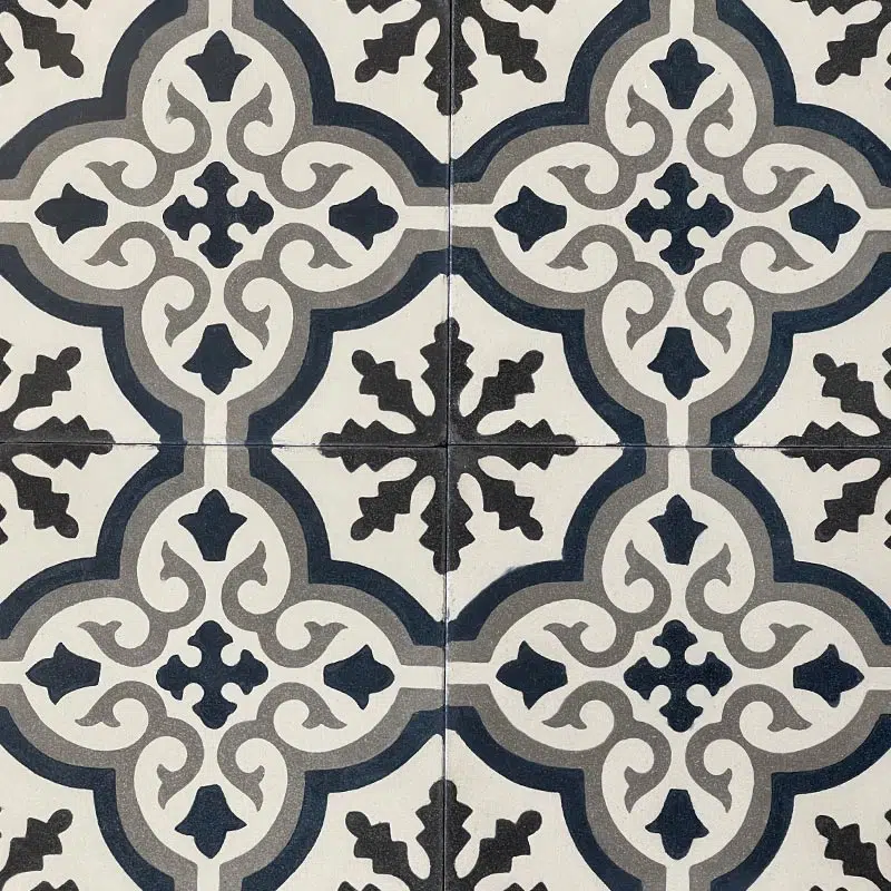 Carreaux de ciment - motif céleste