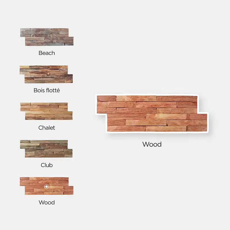 Plaquette parement bois Wood