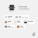 Toutes les caractéristiques de la terrasse bois kapur