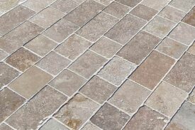 Pavés en travertin Mix de 1er choix