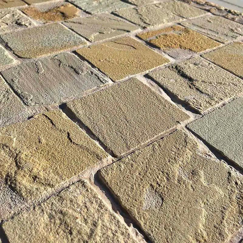 Pavés Grès Kandla Beige - clivé