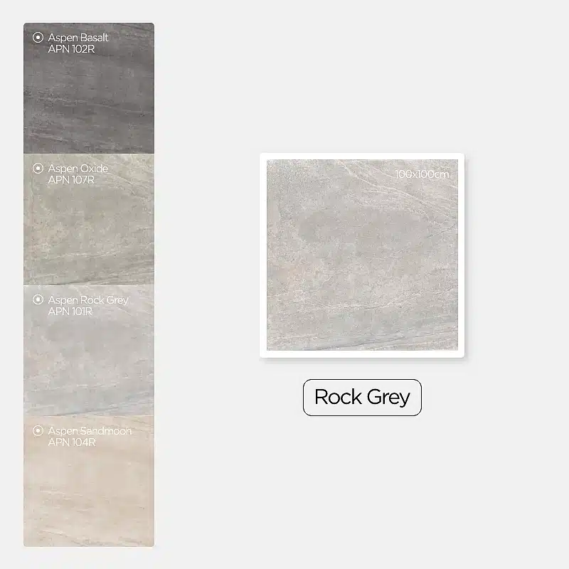 Grès cérame Aspen Rock Grey